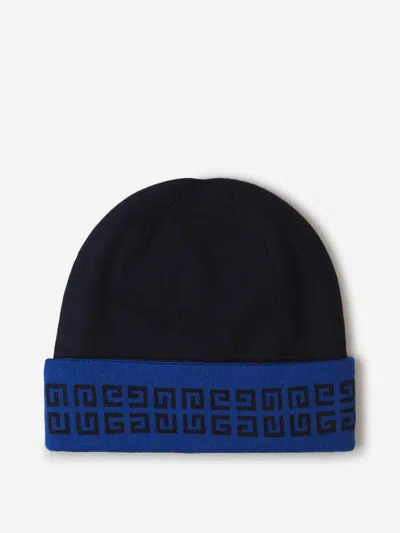 Givenchy Logo Knitted Hat In Black