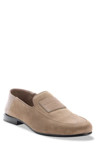 Givenchy Logo Label Convertible Loafer In Brown