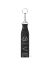 Givenchy Cargo Key Ring In Leather With Studs In Black
