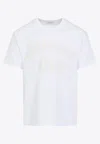 Givenchy Logo Lettering Crewneck T-shirt In White