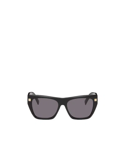 Givenchy Logo Logo Cat's Eye Sunglasses In Black