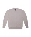 Givenchy Logo Long-sleeved Sweater In Gray