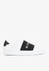 Givenchy Slip-on Sneakers With Black Band Logo Detail In White