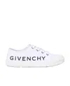 Givenchy Logo Low-top Sneakers In White