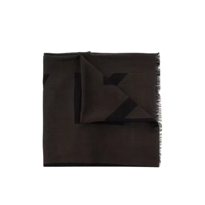 Givenchy Logo Men's Scarf In Gray