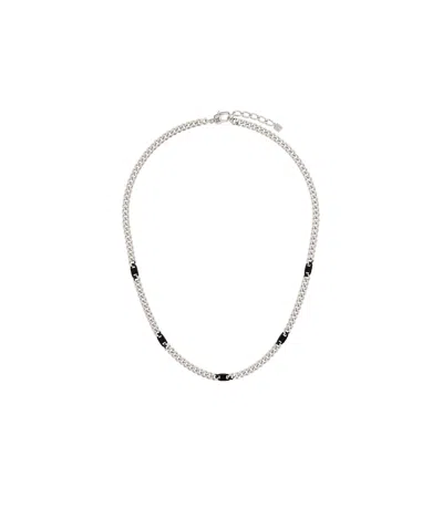 Givenchy Logo Necklace In White