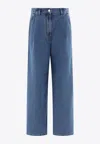 Givenchy Low-waist Oversized Jeans In Blue