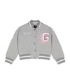 Givenchy Logo-patch Bomber Jacket In Gray