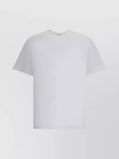 GIVENCHY LOGO PATCH COTTON CREW NECK T-SHIRT