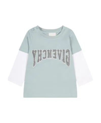 Givenchy Logo-patch Cotton T-shirt In Green