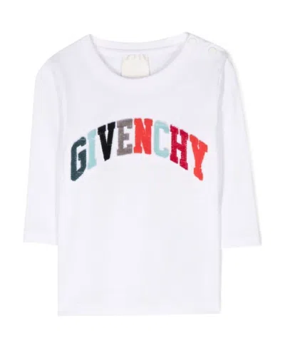Givenchy Logo-patch Cotton T-shirt In White