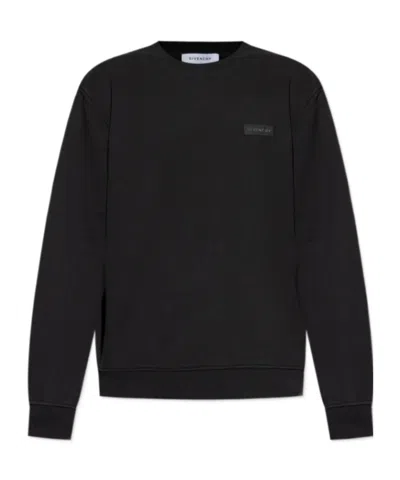 Givenchy Long Sleeve Sweatshirt In Black