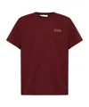 Givenchy Logo Crewneck T-shirt With Short Sleeves In Red