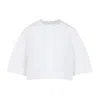 Givenchy Short-sleeved Cropped Shirt In White
