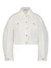 Givenchy Cocoon Denim Jacket In White