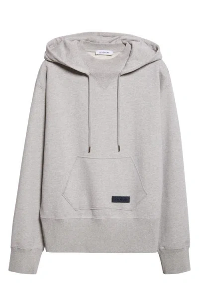 GIVENCHY GIVENCHY LOGO PATCH DOUBLE COLLAR FLEECE HOODIE