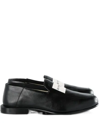 Givenchy Logo-patch Loafers In Black