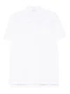 Givenchy Cotton Polo Shirt Featuring Short Sleeves And Collar In White