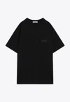 Givenchy Logo-patch Short Sleeved Crewneck T-shirt In Black