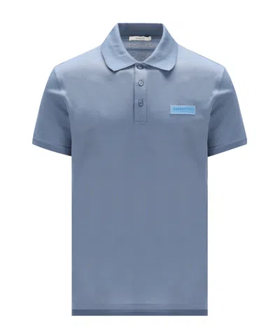 Givenchy Short-sleeved Polo Shirt In Blue