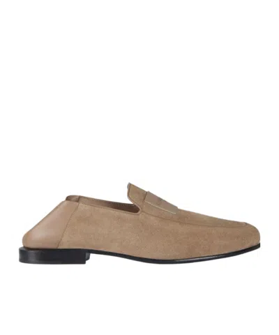 Givenchy Logo Patch Slip-on Loafers In Brown