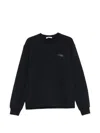 Givenchy Logo-patch Sweatshirt In Blue
