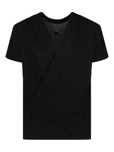 Givenchy Logo-patch T-shirt In Black