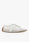Givenchy Mesh And Suede Slim Low-top Sneakers In White