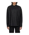 Givenchy Logo Pattern Detail Shirt In Black