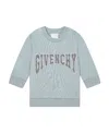 Givenchy Logo Pattern Hoodie In Gray