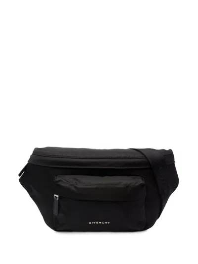 Givenchy Logo-plaque Belt Bag In Black