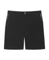 Givenchy Logo Plaque Bermuda Shorts In Black