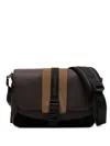 Givenchy Logo-plaque Buckle Shoulder Bag In Brown