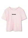 Givenchy Logo-plaque Cotton T-shirt In 粉色
