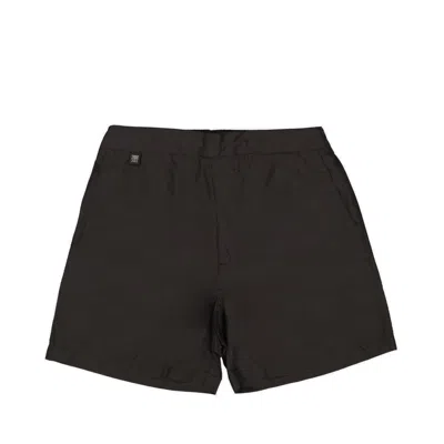 Givenchy Logo Plaque Elasticated Waistband Swimming Trunks In Black