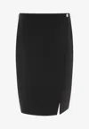 Givenchy Wool Skirt With 4g Detail Skirts Black In Black