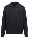 Givenchy Wool Overshirt In Blue