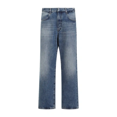 Givenchy Dark Blue Cotton Regular Fit Denim Jeans
