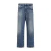 Givenchy Logo Plaque Straight-leg Jeans In Blue