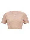 GIVENCHY LOGO PLAQUE T-SHIRT PINK