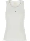 Givenchy Cotton Slim Tank Top In White