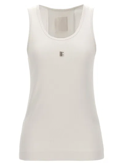 Givenchy Logo Plaque Top In White