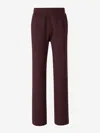 Givenchy Logo Plush Joggers In Purple