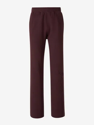 Givenchy Logo Plush Joggers In Tonal Embroidered Logo