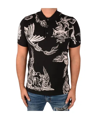 Givenchy Logo Polo Shirt In Black