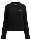 Givenchy Logo Polo Sweater In Black