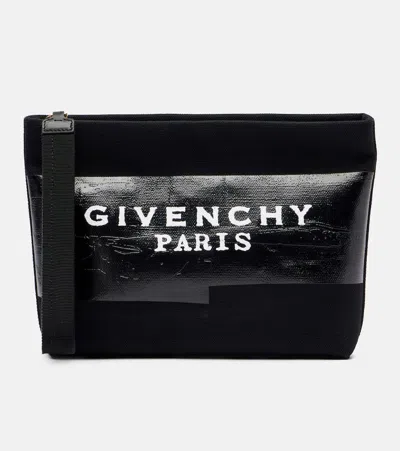 Givenchy Logo Pouch In Black