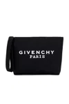 Givenchy Canvas Pouch Bag In Black