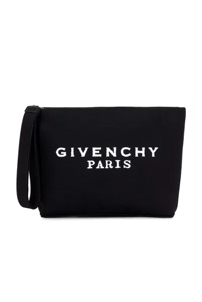 Givenchy Logo Pouch In Black