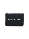 Givenchy Logo Pouch – Black/linen